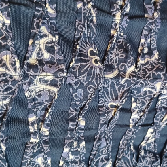 Christopher and Banks Cotton 3/4 sleeve Blazer, patchwork pattern, 100% cotton - Picture 5 of 8